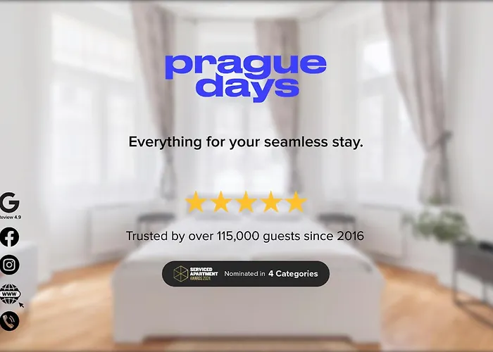 Days - One Bedroom With Ac And Workspace In Holesovice * Πράγα